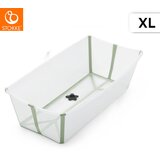Stokke Kad x large Flexi bath transparent green | Shoptok.si