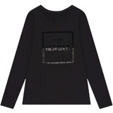 Marisse Blouse With Inscription Z-Ts-3649 Black | Shoptok.si