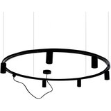 QAZQA Modern hangend railsysteem met 6 spots wit 1-fase GU10 50mm - Iconic Ruby Honey | Shoptok.si
