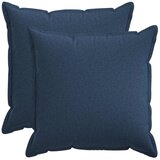  Presvlaka za jastuk 2 kom. HOUTEN Plava 65 x 65 cm Umjetni lan - Plava 65 x 65 cm 2 | shoptok.hr