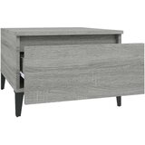 Stranska mizica 2 kosa siva sonoma 50x46x35 cm inženirski les, (20712993) | Shoptok.si
