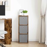  Strani šal s predalom Dimljeni oreh 30,5 x 27 x 84,5 cm, (5000233868) | Shoptok.si
