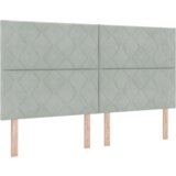  Box spring postelja z vzmetnico svetlo siva 180x200 cm žamet, (22052850) | Shoptok.si
