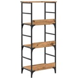 vidaXL Knjižna omara artisan hrast 50x33x117,5 cm inženirski les | Shoptok.si