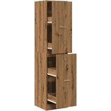 vidaXL Lekarniška omara artisan hrast 40x41x174,5 cm inženirski les | Shoptok.si