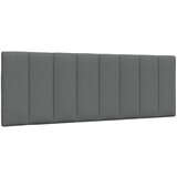 vidaXL Vzglavna stranica temno siva 140 cm blago | Shoptok.si