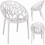 Jumi Stol ALBERO, umetna masa, bela, (22065376) | Shoptok.si