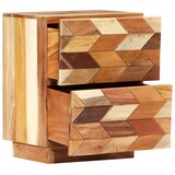 The Living Store Noćni ormarić 40 x 30 x 50 cm od masivnog obnovljenog drva | shoptok.hr