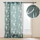 Douceur d intérieur Zelena prosojna zavesa iz tančice 140x240 cm Elsa – | Shoptok.si
