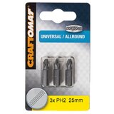 CRAFTOMAT Križni bit Craftomat Standard (PH 2 x 25 mm, 3 kosi) Cene