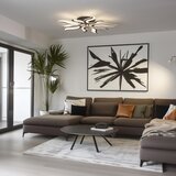  Brilagi - LED prigušiva plafonski luster TWIST LED/65W/230V 3000-6500K crna+daljinski upravljač | Eponuda.com