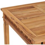  Vrtni blagovaonski stol 80 x 80 x 80 cm od masivne tikovine | shoptok.hr