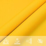  Jedro protiv sunca od tkanine trokutasto 3,5 x 3,5 x 4,9 m žuto | shoptok.hr