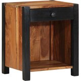  Noćni ormar Smeđa 40 x 35 x 50 cm Čvrsto drvo akacije | shoptok.hr