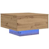  Kava Stol Umjetnički hrast 55 x 55 x 31 cm Konstruirano drvo | shoptok.hr