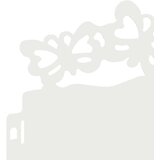  Rubnjaci za travnjak 10 kom. 103 x 0,05 x 22 cm Čelik Bijela | shoptok.hr