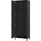 Germania Antracitno siva biblioteka 64x190x34 cm Rovigo – | shoptok.hr