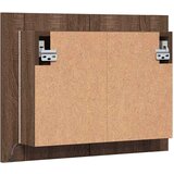  LED ormarić s ogledalom smeđa boja hrasta 60x12x45 cm drveni | shoptok.hr