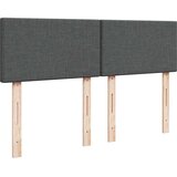 vidaXL Otomanska postelja z vzmetnico siv 140x190 cm blago | Shoptok.si