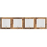  Vrata za pse s postoljem 4 pcs Staro drvo 80 x 80 cm | Eponuda.ba