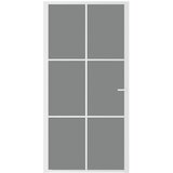  Unutarnja vrata 102,5x201,5 cm bijela od ESG stakla i aluminija | shoptok.hr
