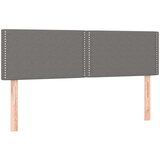  Box spring postelja z vzmetnico temno siva 140x200 cm blago, (20724608) | Shoptok.si