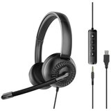 Speedlink Slušalice sa mikrofonom METIS SL-870007-BK, 3,5mm + USB sound card | Eponuda.ba