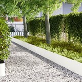 vidaXL set od 2 bijela plastika 30 eksterijerni vrtni rub pravokutni Cijene