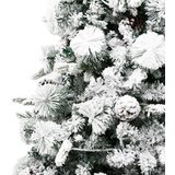 vidaXL božićno drvce led sa snijegom i šiškama 195 cm pvc i pe | shoptok.hr