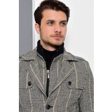 Dewberry K7542 MEN'S COAT-PLAID GREY | Shoptok.si