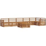  Set vanjskih sofa 7 kom. Prirodna | shoptok.hr
