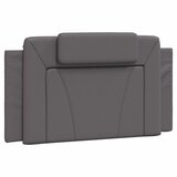 vidaXL Vzglavna stranica siva 100 cm umetno usnje, (21048535) Cene