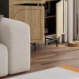 Marckeric Crni/u prirodnoj boji ormarić u dekoru hrasta 100x118 cm Giana – | shoptok.hr