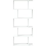 vidaXL Pregrada / regal za knjige 5 razina bijeli 70x24x161 cm drveni | shoptok.hr