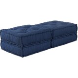 vidaXL Modularna Poufa (2 kosa) Indigo Tkanina, (22045921) | Shoptok.si