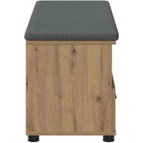  Haldna klop z blazino s predalom Umetni hrast 100 x 38 x 46 cm, (5000155626) | Shoptok.si