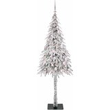  Božićno drvce s 300 LED svjetlima Bijelo 210 cm PE i čelik | shoptok.hr