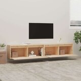  Zidni ormarići 2 kom 100 x 30 x 35 cm od masivne borovine | shoptok.hr