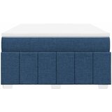  Krevet s oprugama i madracem plavi 140 x 190 cm od tkanine | shoptok.hr