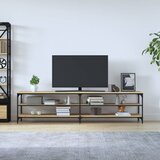 TV ormarić boja hrasta 200x30x50 cm konstruirano drvo | shoptok.hr