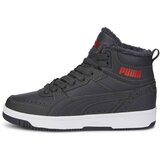 Puma REBOUND JOY FUR JR Dječje izolirane tenisice, tamno siva, veličina 38 | shoptok.hr