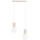 Sollux Lighting Viseča svetilka HALO 2L bež, (5000352378) | Shoptok.si
