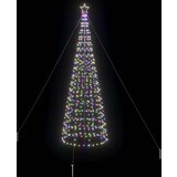 vidaXL LED božično drevesce med 800 LED večbarvno 400 cm elezo | Shoptok.si