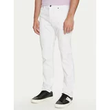 Boss Jeans hlače Delaware3-1 50514321 Bela Slim Fit