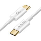 Oem Mayaxess, Polnilni kabel za iPhone 17 USB-C / USB-C 1m, Bela, (5000220224) | Shoptok.si