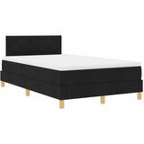 vidaXL okvir s opružnim krevetom s madracem crni 120x200 cm tkanina | shoptok.hr