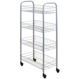 Metaltex MX340634 Pisa kotrljajući stalak, sivi | shoptok.hr