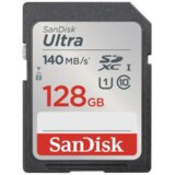 San Disk Mem.Kartica SDXC 128GB Ultra 140MB/s Class 10 UHS-I | ePonuda.com