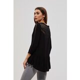Marisse Viscose Shirt With Fringes L-Ko-3719 Black | ePonuda.com