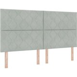  Krevet s opruga kutije Svjetlosiva 200 x 180 cm Baršun | shoptok.hr